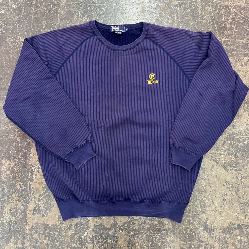 Ralph Lauren RPLC 1993 Original Blue crew sweater